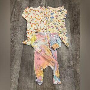 Colorful Girls Infant One Piece Set